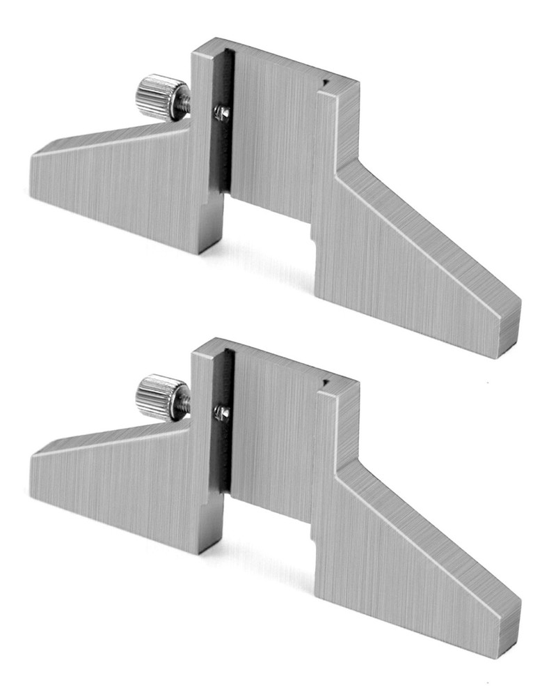 2 Pack Caliper Depth Base T-Bar Attachment for Dial/Digital/Vernier Calipers 4"-