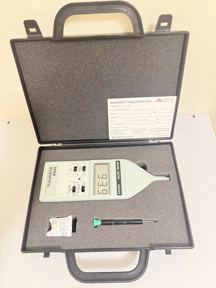 Sper Scientific- Sound Meter 840029