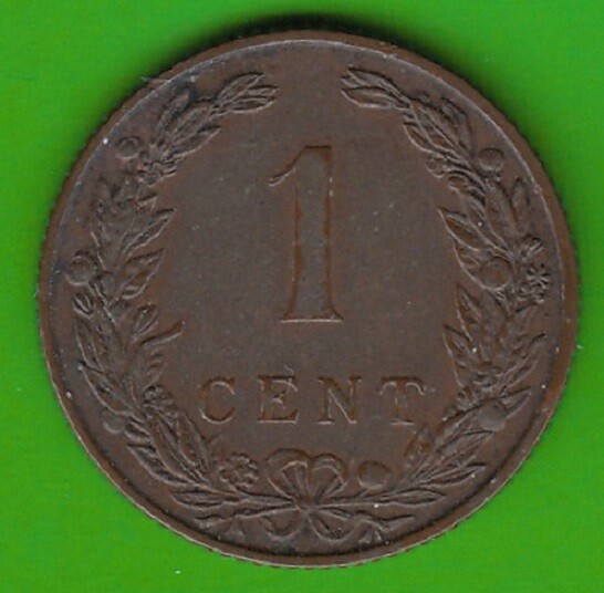 Netherlands 1 Cent 1907 better than very nice better year nswleipzig