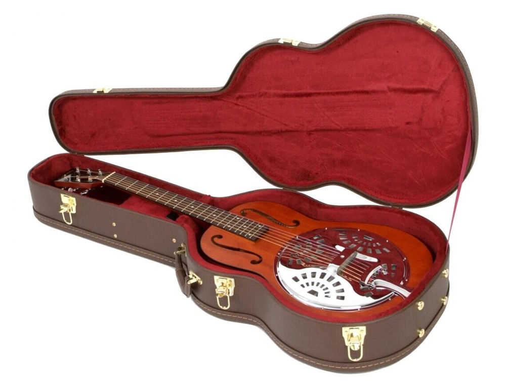 Small-Body/Classical Acoustic Guitar Hard-Shell Case (Brown)