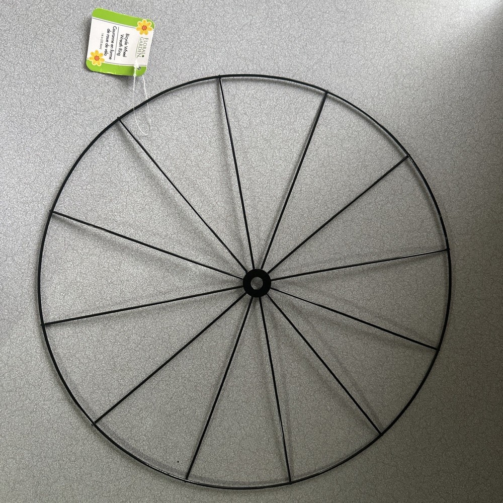 Bicycle Wheel Wire Floral Decorating 14” Frame-Brand New