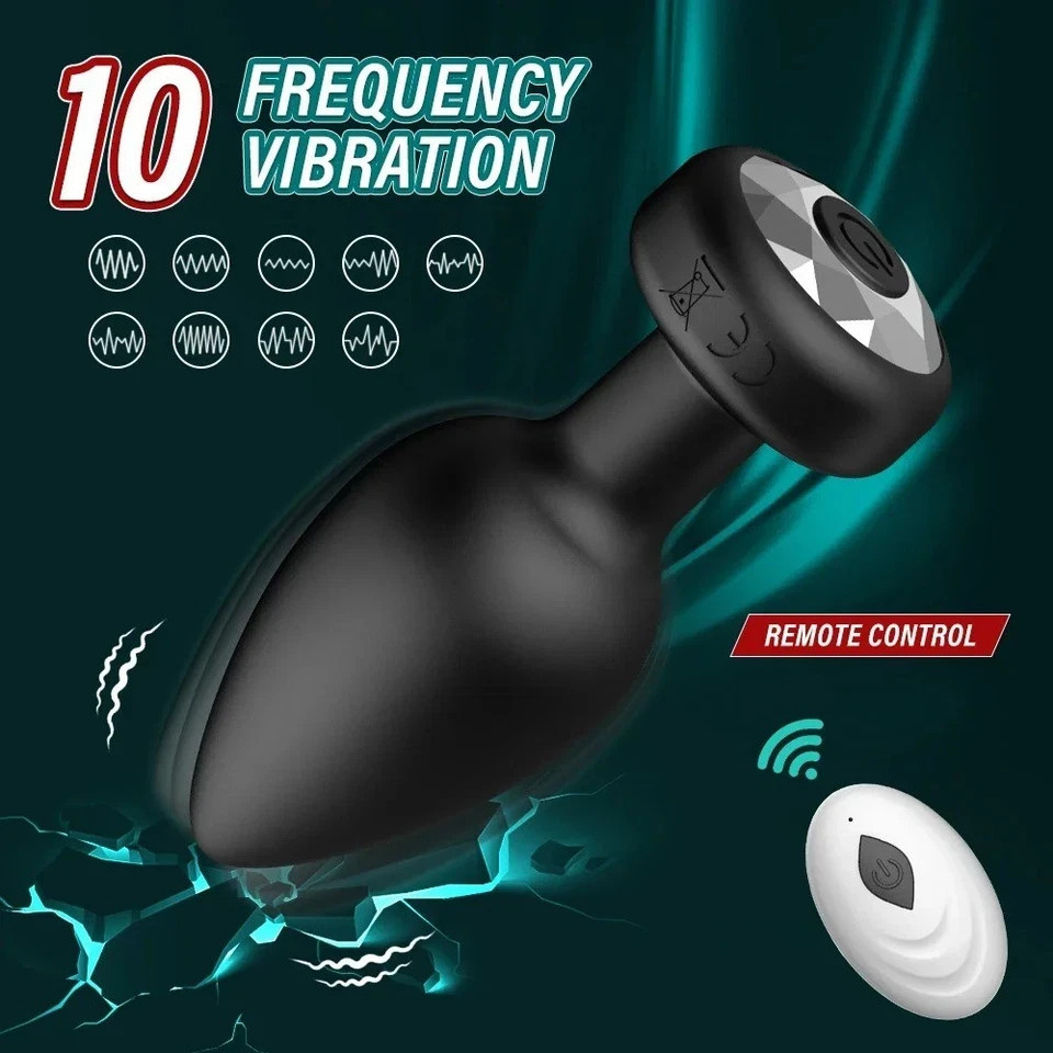 Wireless Silicone Wellness Massager with Remote Control Adjustable Vibration