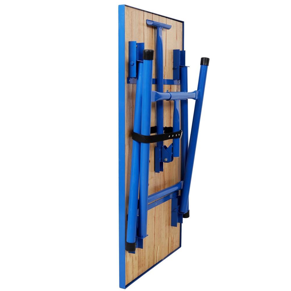 Foldable Work Bench 660 Capacity Steel Frame Workstation Tool Bench for Garage