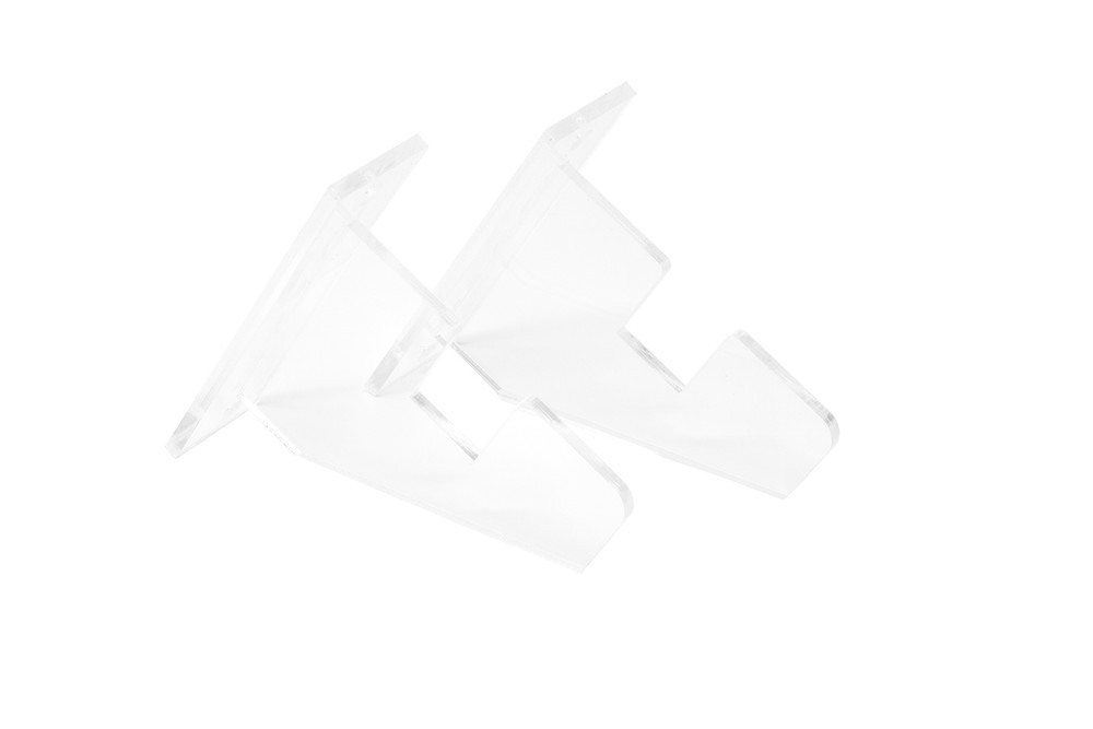 Clear Acrylic Horizontal Sword Wall Mount Brackets for 1" wide Sword (A062A)