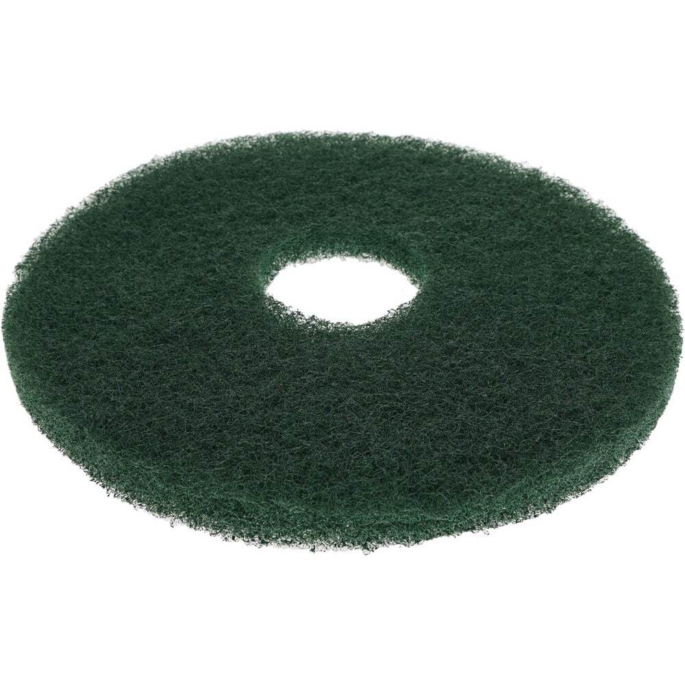 PRO SOURCE Floor Stripping Pads: 5 Pack, Green Coarse Polyester, 13" Diameter