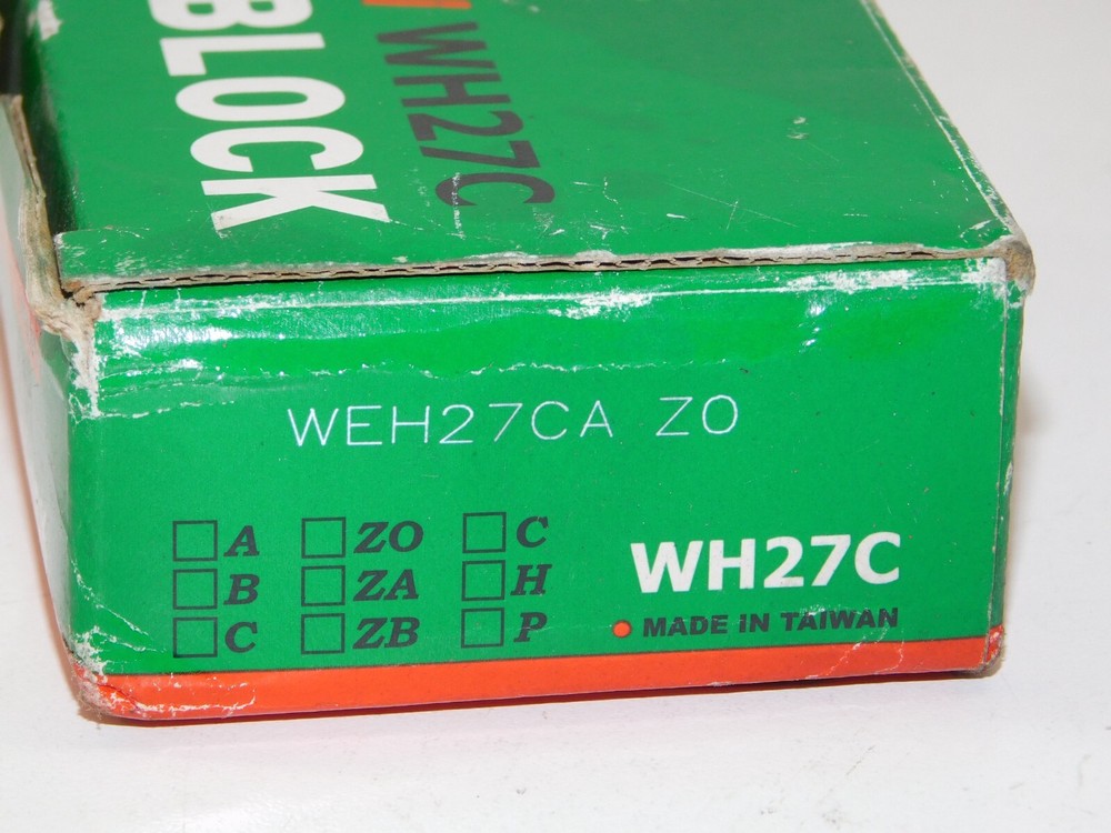 New Hiwin WH27C Linear Guideway Block Module Unit in Box