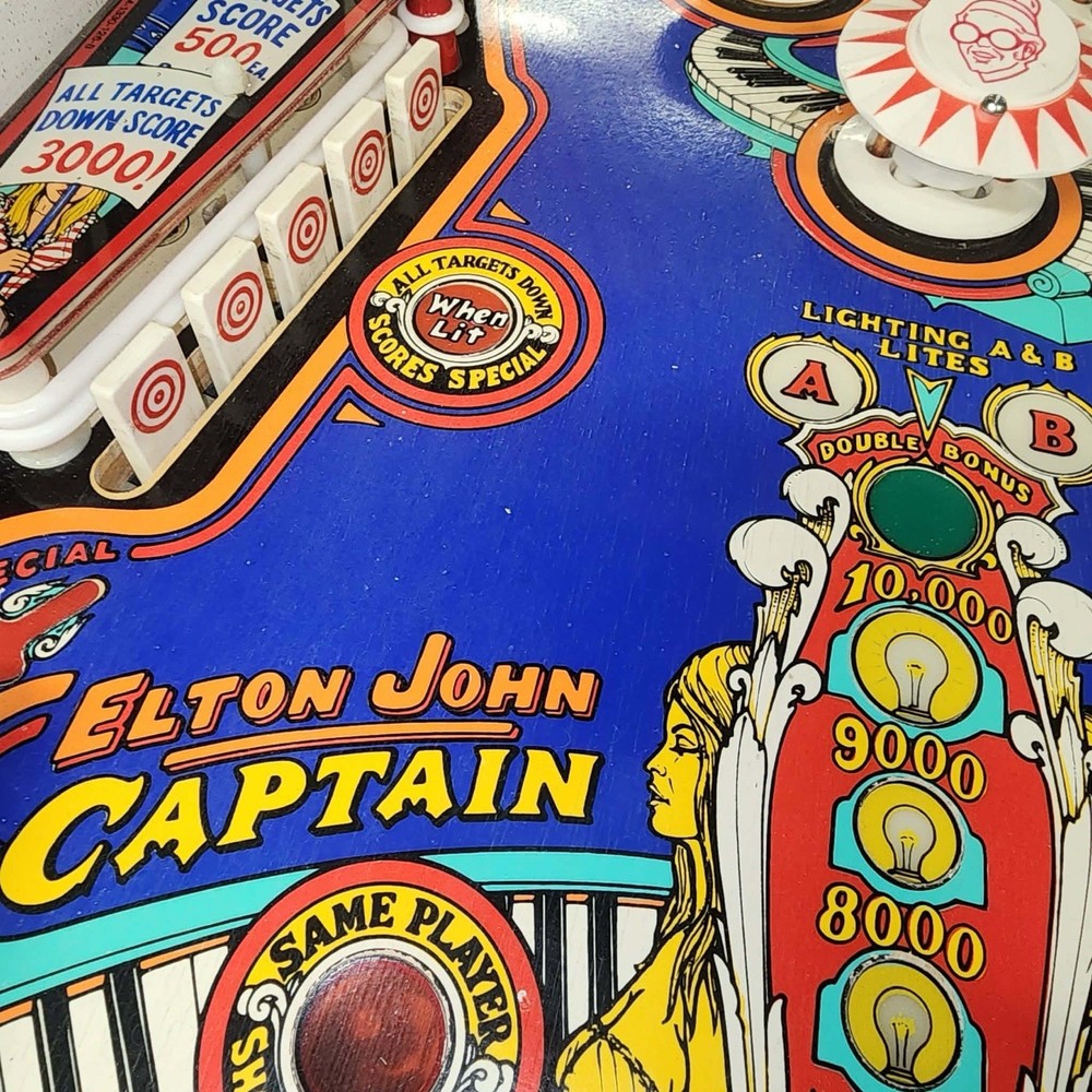 Bally Captain Fantastic Pinball Machine