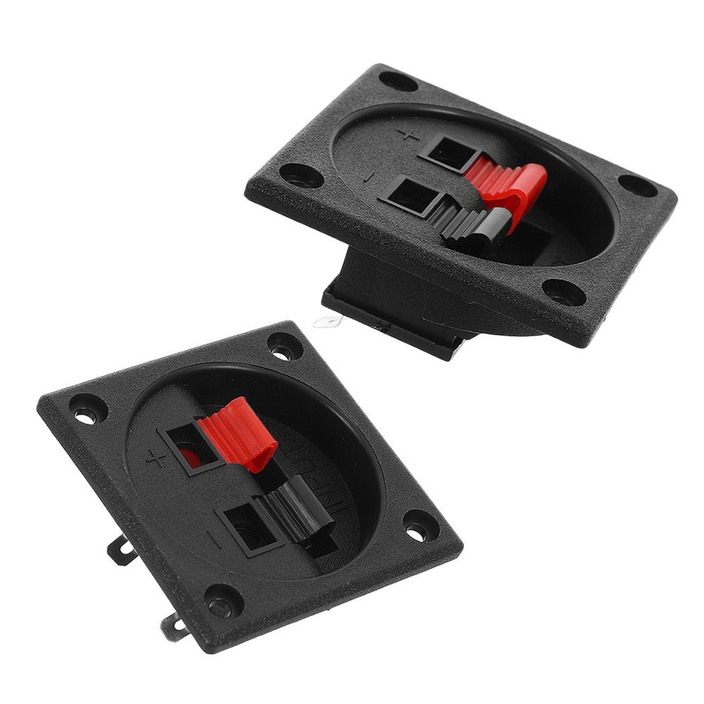 2 PCS Subwoofer Box Speaker Terminal Plates Binding Post Car Accessory
