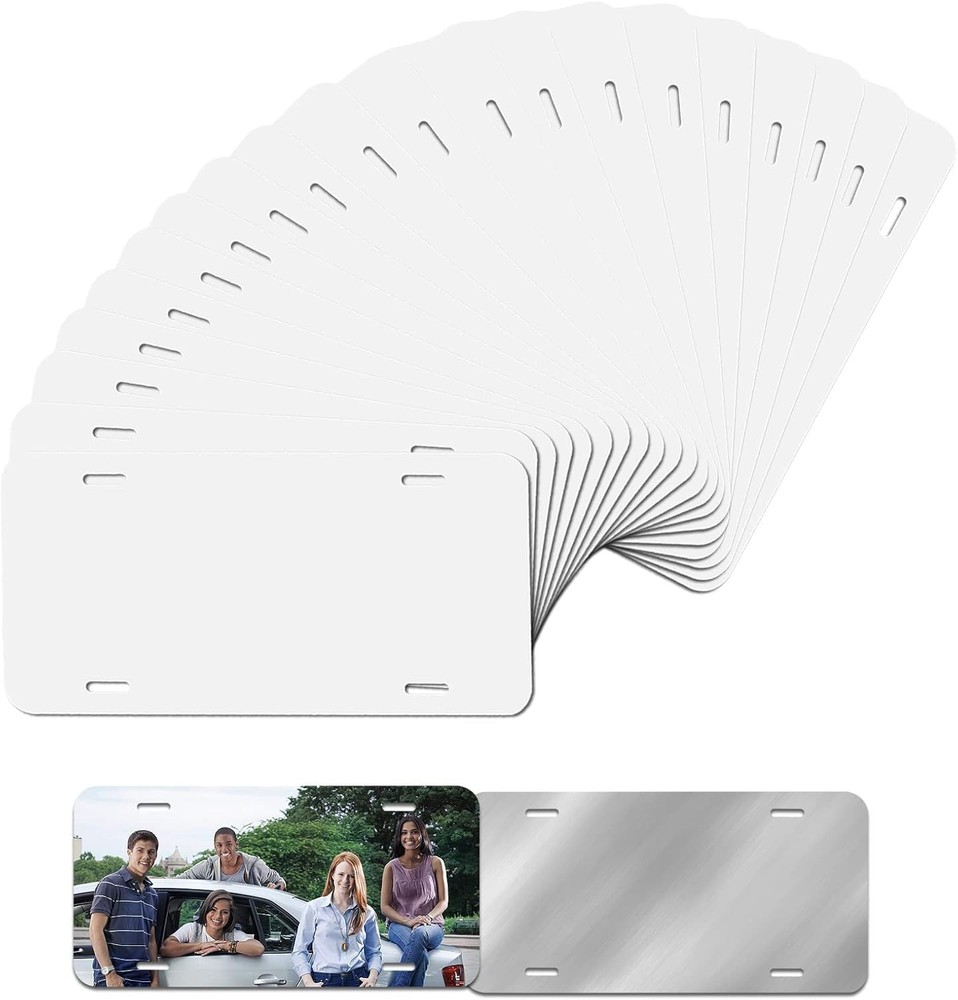 Customizable Aluminum Tags for Creative Projects - 20 Pieces
