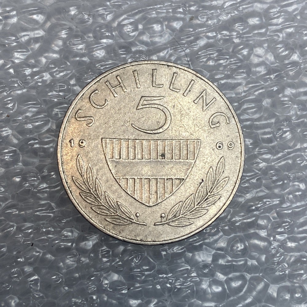 💚 AUSTRIA COIN 5 SCHILLING 1969