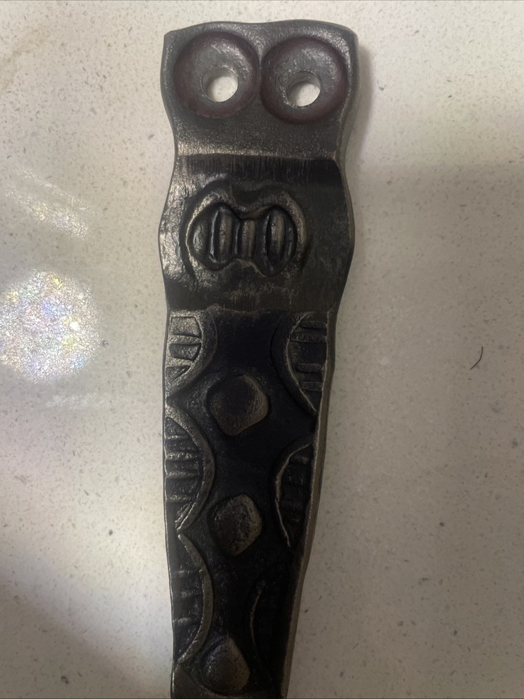 Rustic Wrought Iron Monster? Wall Hook Animal