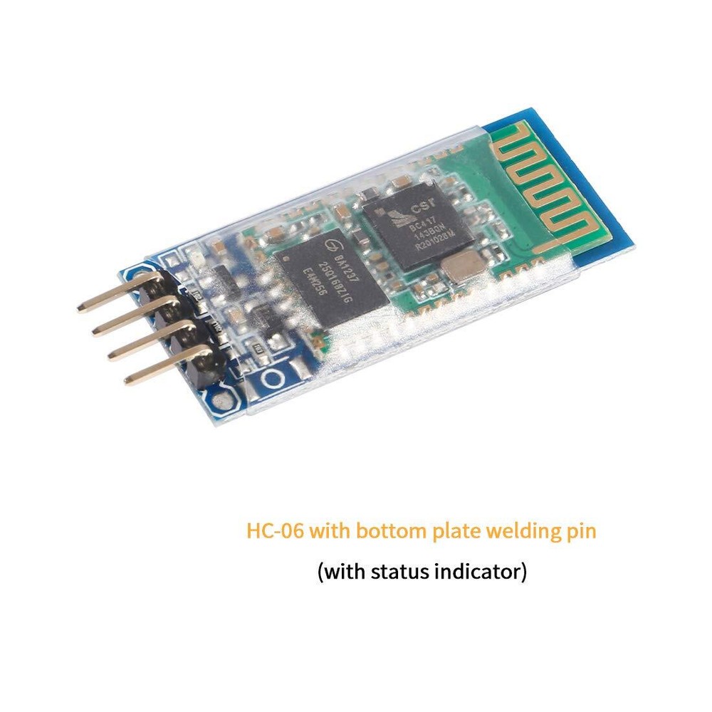 4Pcs HC-06 RS232 4 Pin Wireless Bluetooth Serial Transceiver Module Bi-Direct...