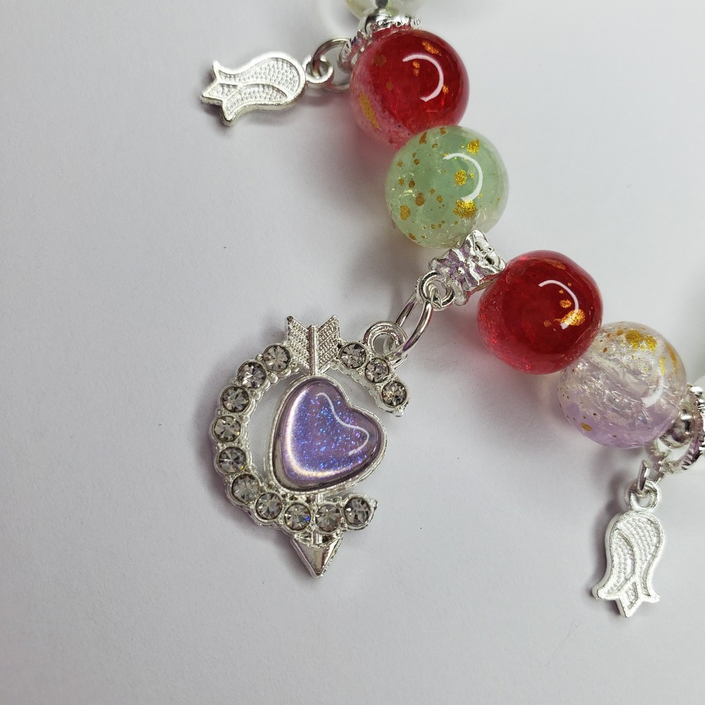 Hand crafted artisan unique gemstone bracelet