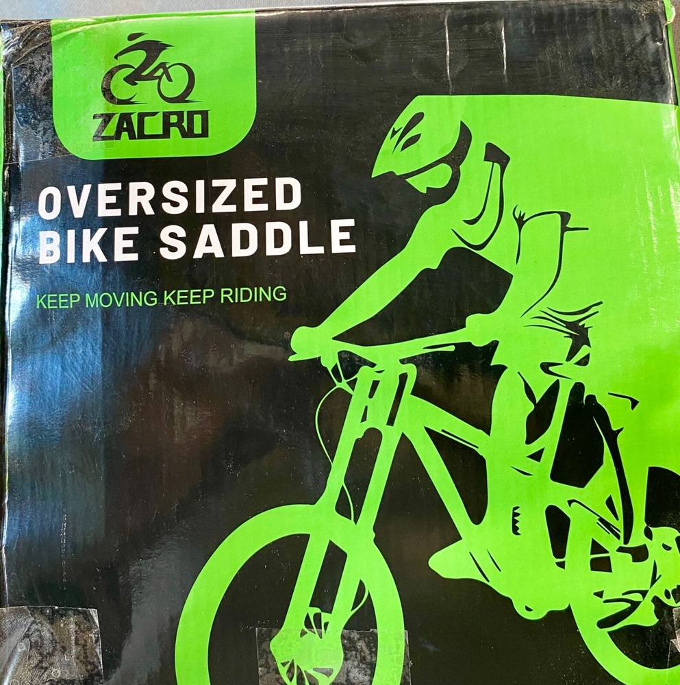 Zacro oversized bike saddle,new