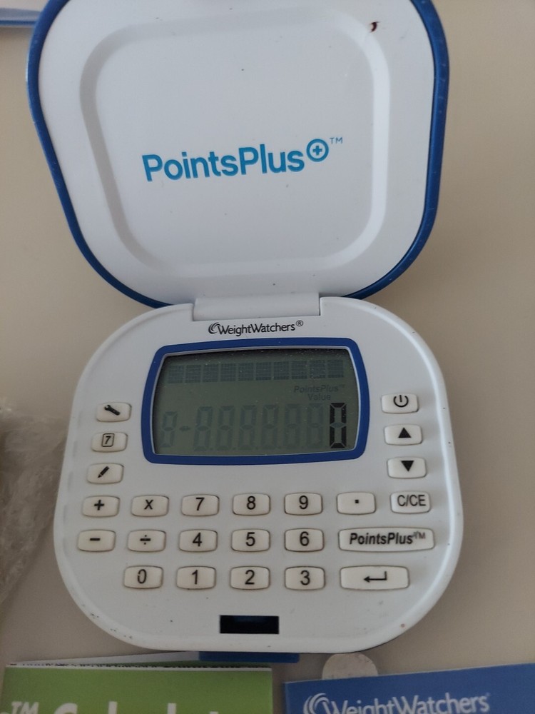 WEIGHT WATCHERS POINTS PLUS CALCULATOR PLASTIC WORKING IN BOX