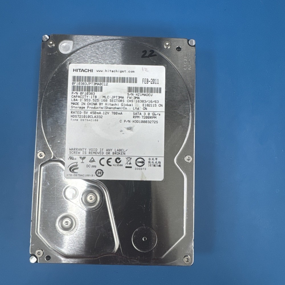 Hitachi 1TB Hard Drive R33 (22)