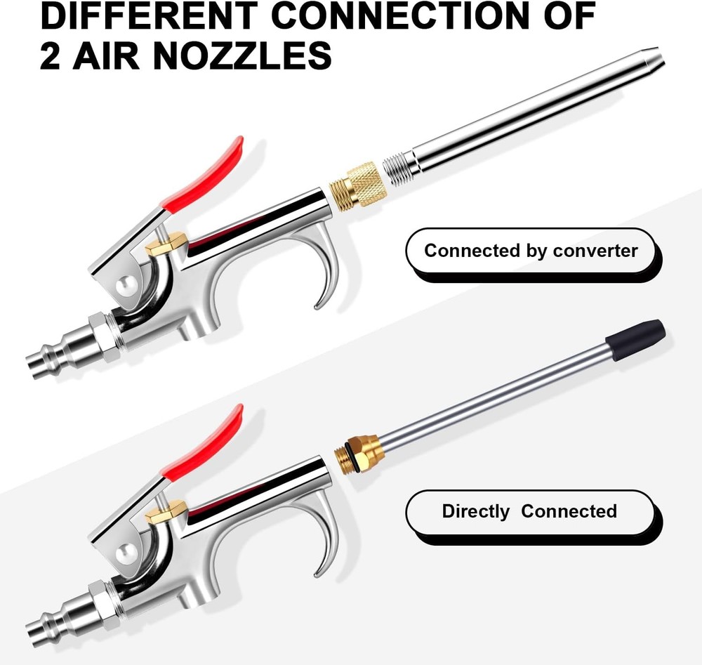 Air Nozzle Blow Gun Set 13 Pcs