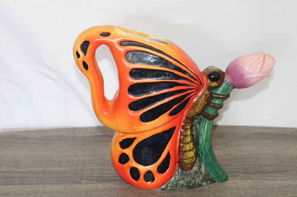 Ceramic Butterfly Watering Can
