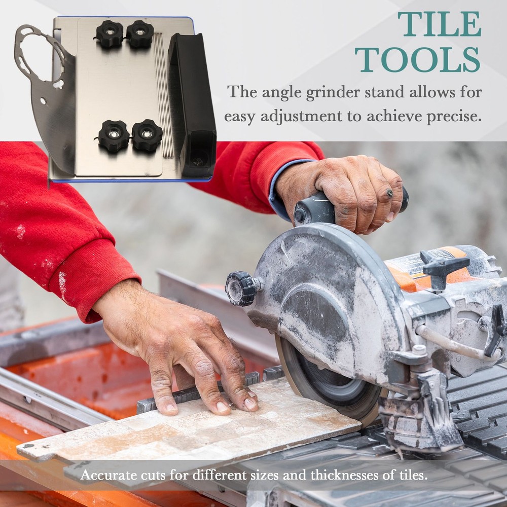 45 Degree Tile Chamfering Tool -Angle Grinder Stand for Tile 45° Chamfer7186