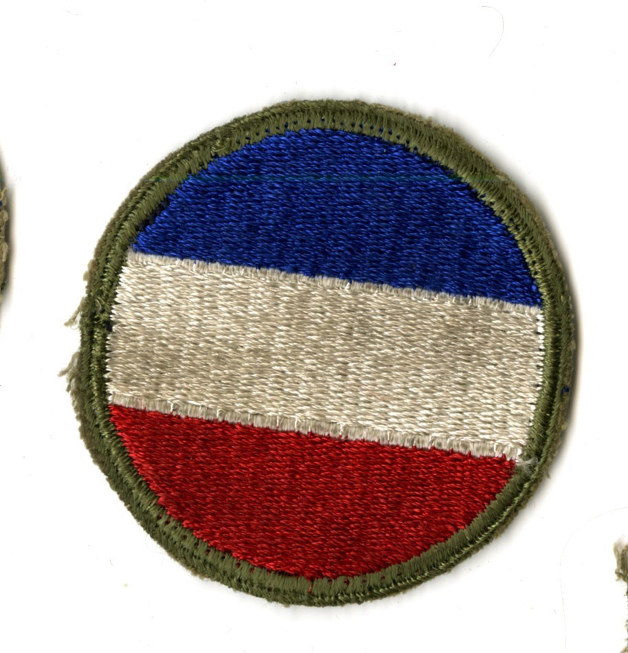 Army Ground Forces White Back Patch WWII Original