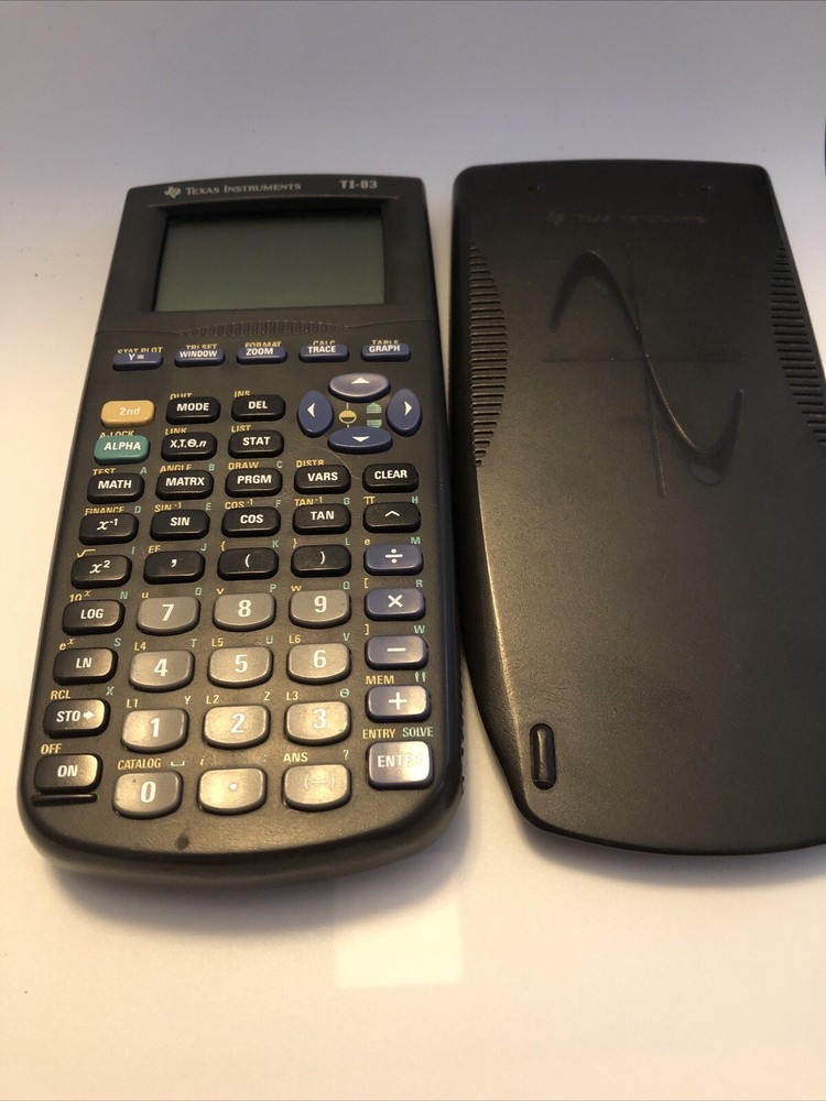 Texas Instruments TI-83 Plus Graphing Calculator - Black Tested Works