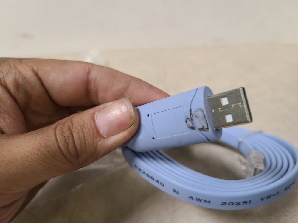 Cisco Compatible Console Cable - USB to RJ45 - 6 FT CABCONUSBRJ45