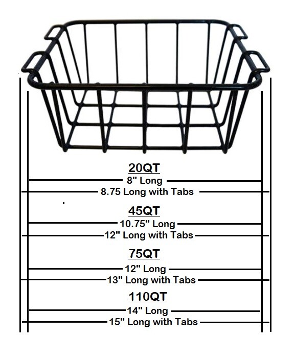 CASCADE INDUSTRIES ICE CHEST COOLER BASKET
