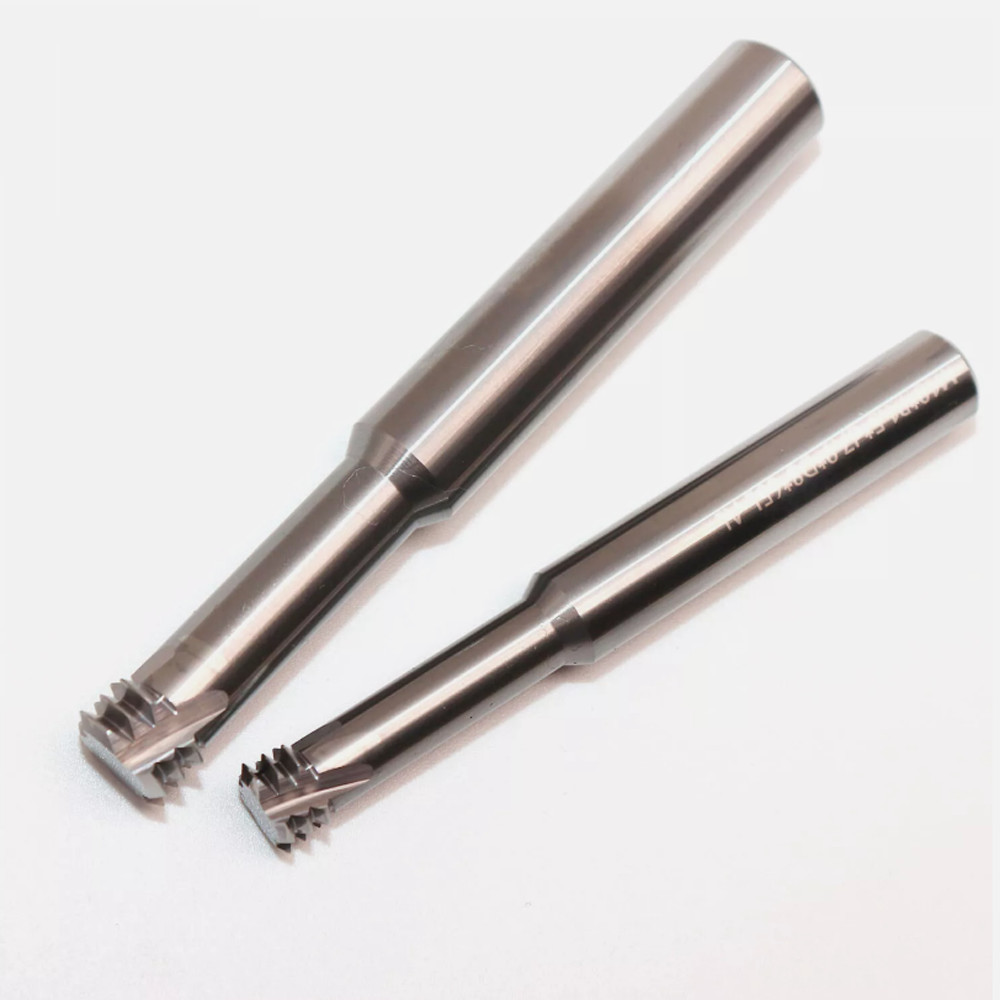1pcs Solid Carbide Thread Mill HRC60 Thread Cutter Three Tooth For Aluminum