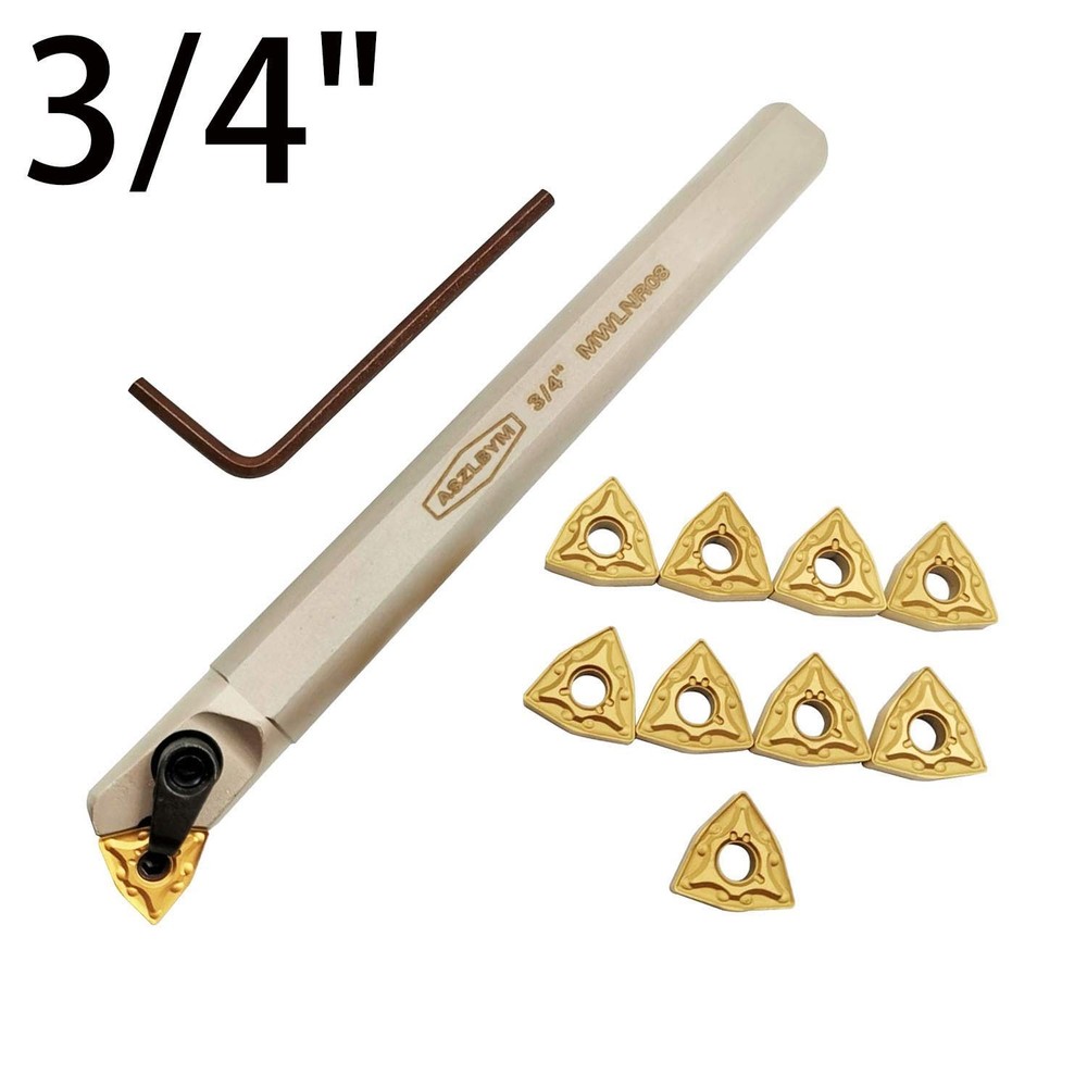 Precision Lathe Tool Holder Set with Indexable Inserts for Turning Applications
