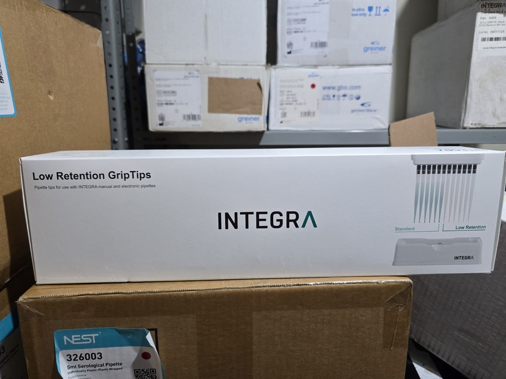 Integra 12.5 µl Griptip, Steril Filter, 5racks/384 tips pk/4