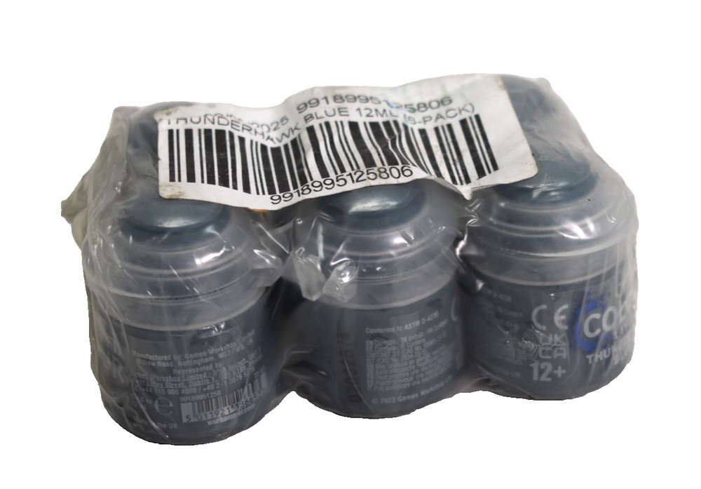 Citadel Games Workshop Warhammer Layer Thunderhawk Blue 12ml Paint 6 Pack
