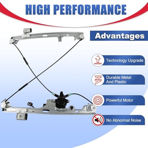 741-645 Front Right Passenger Side Power Window Regulator Replacement