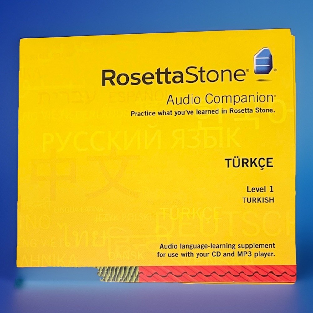 Rosetta Stone TURKCE Turkish Level 1 Version 4 CDs Preowned No Headset Preowned