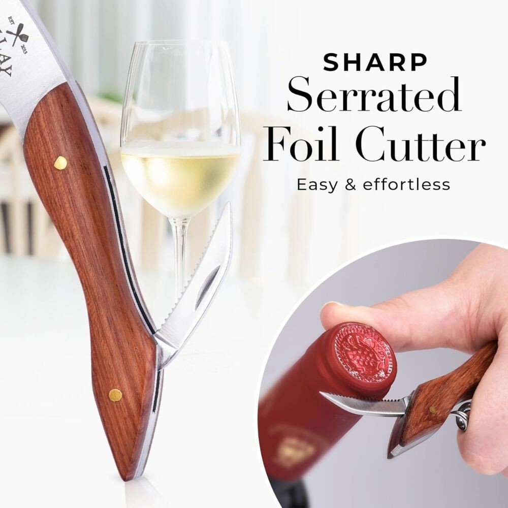 Zulay Waiter’s Corkscrew Bottle Opener