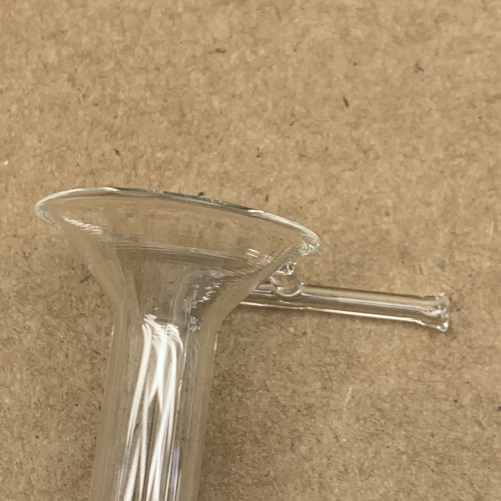 Bottom Opening/Delivery/Vent Lab Glass Tube