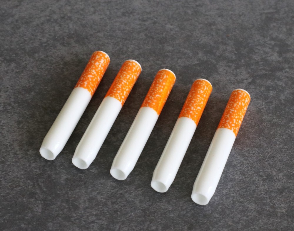 5 x 2" Ceramic One Hitter Bat- One Hitter Pipe- Ceramic Clean Smoking Pipe