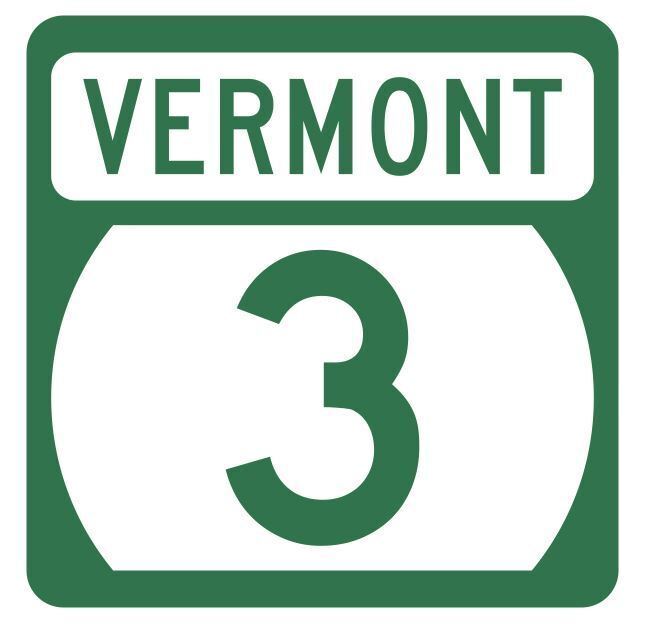 Vermont State Highway 3 Sticker Decal
