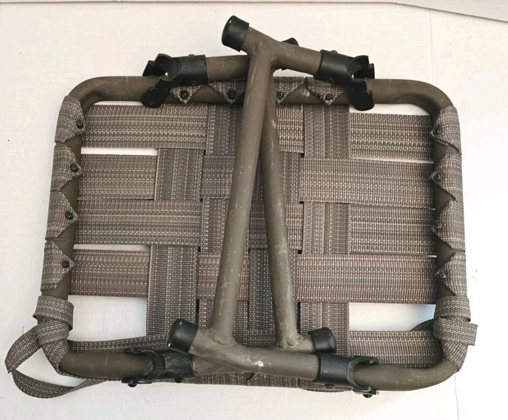 HS Strut Seat with Folding Legs 2" Nylon Webbed Seat