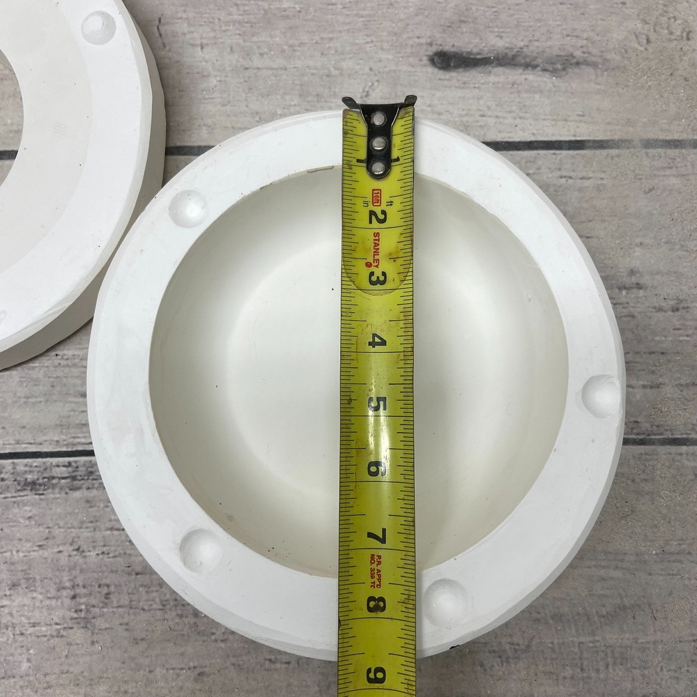 Unbranded Ceramic Slip Casting Mold Round Base
