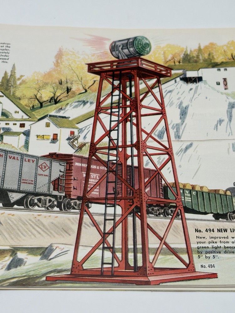 Vintage 1954 Lionel Train Catalog