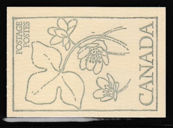 CANADA Hepatica MNH booklet