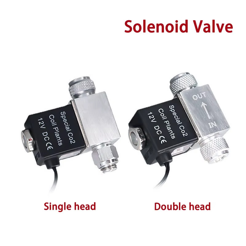 Aquarium Solenoid Valve Controller Quantity Co2 Aquarium Accessories DC12V