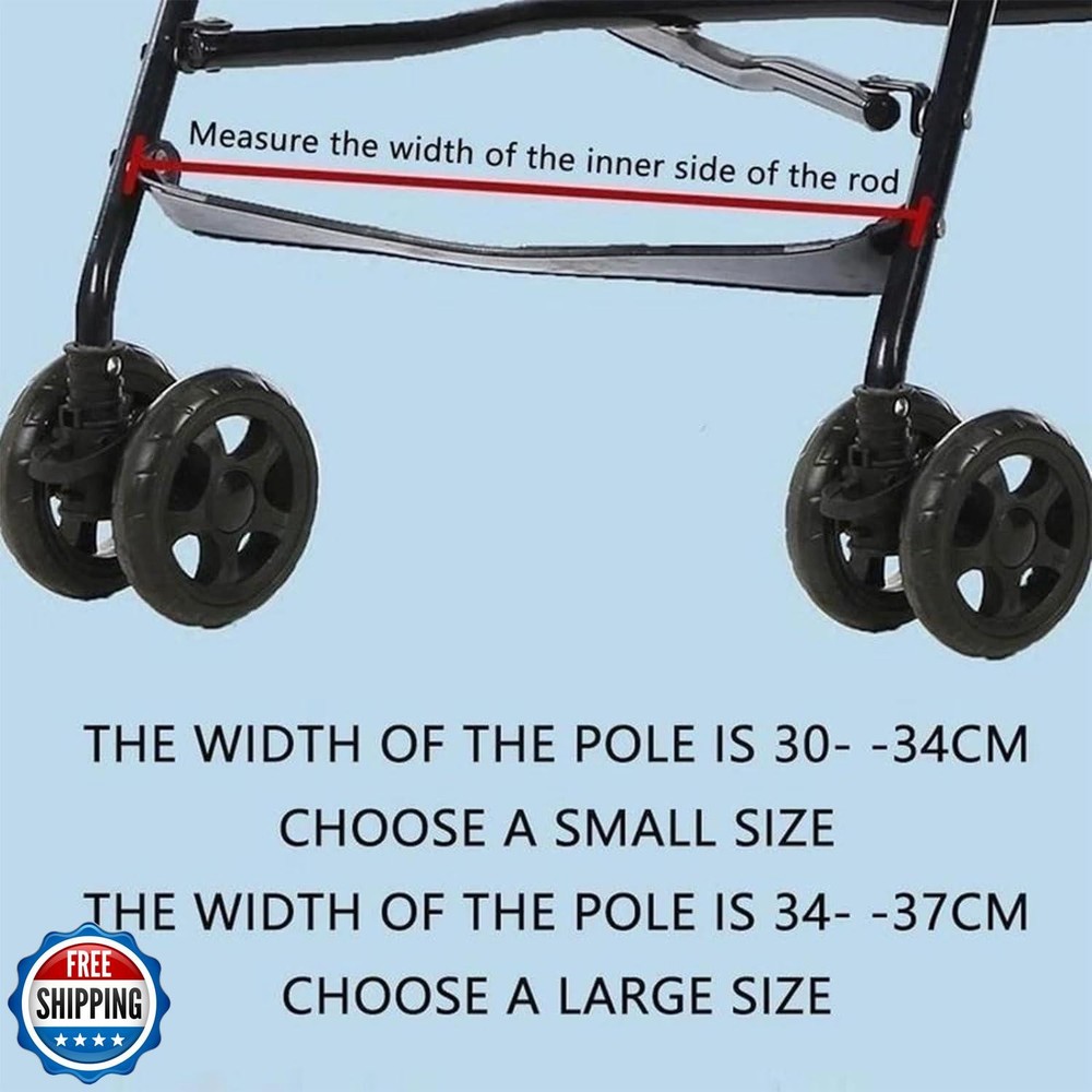 Black Stroller Footrest Replacement Adjustable Stroller Extension Footboard S