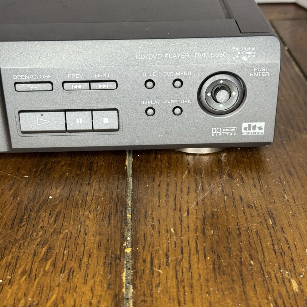 SONY DVD/CD Player DVPS - 350 Digital Doby Component Video Output