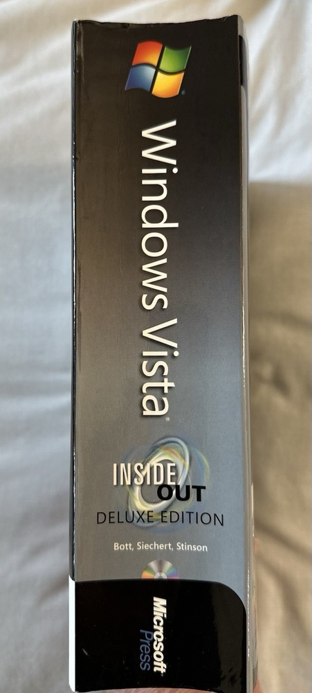 Windows Vista INSIDE OUT BOOK + CD ~ DELUXE EDITION Microsoft Network Media