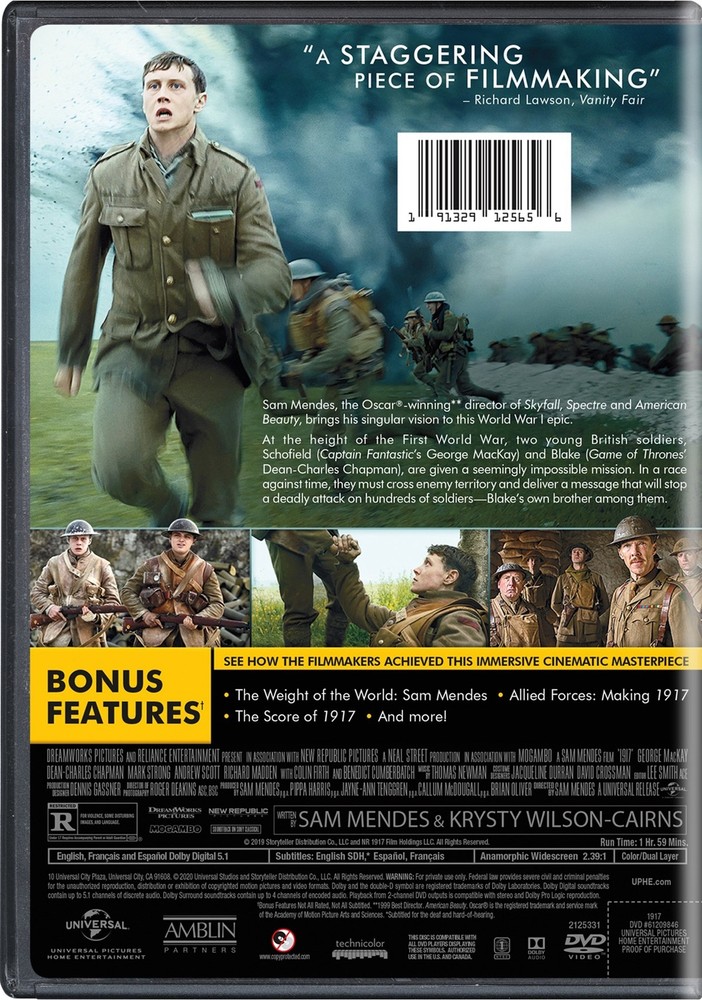 1917 DVD George MacKay NEW