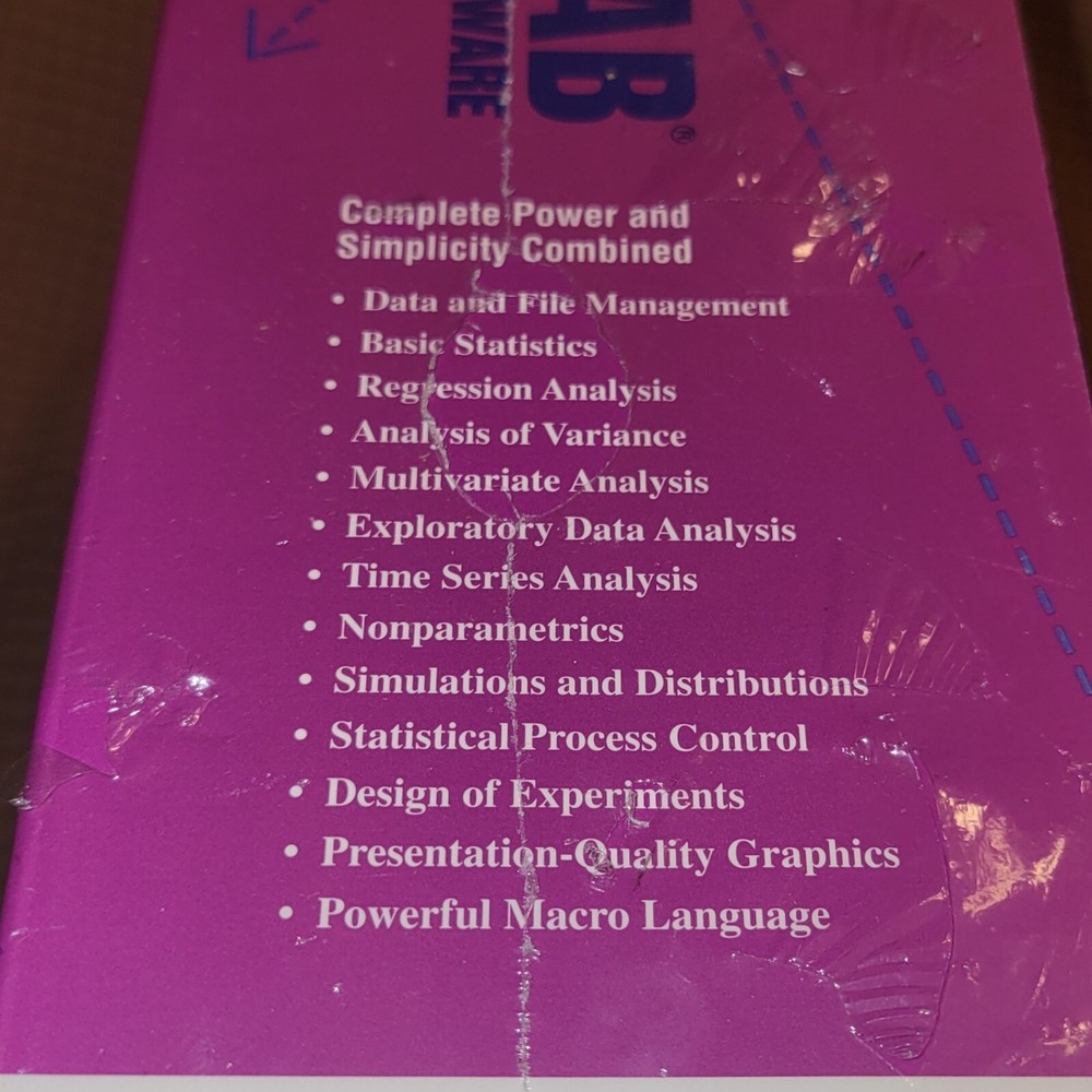MINITAB Statistical Software Release 10Xtra for Macintosh & Power Macintosh NEW!
