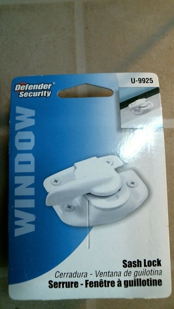 Prime Line Window Sash Lock, White (U-9925)FS