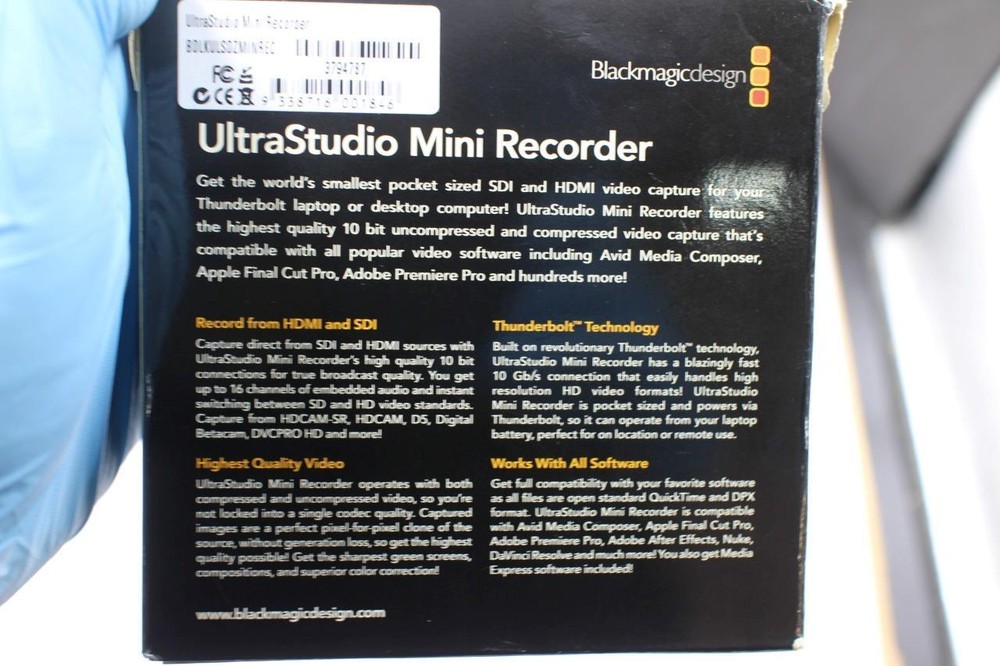 Blackmagic Design Ultra Studio Mini Recorder