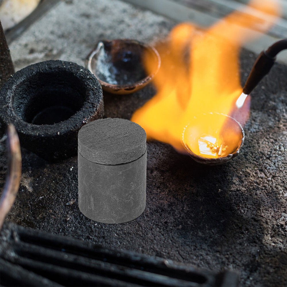 Silicon Crucible with Lid Household Melting Tool Graphite Small